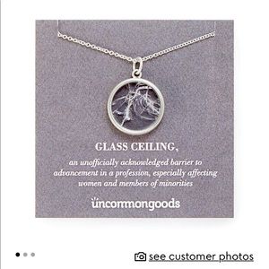 “Break the glass ceiling” necklace 16”.